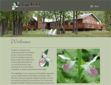 Tablet Screenshot of ladyslipperinn.com